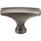 Elements 1-5/8" Overall Length Brushed Pewter Aiden Cabinet "T" Knob 993BNBDL - alternate 5